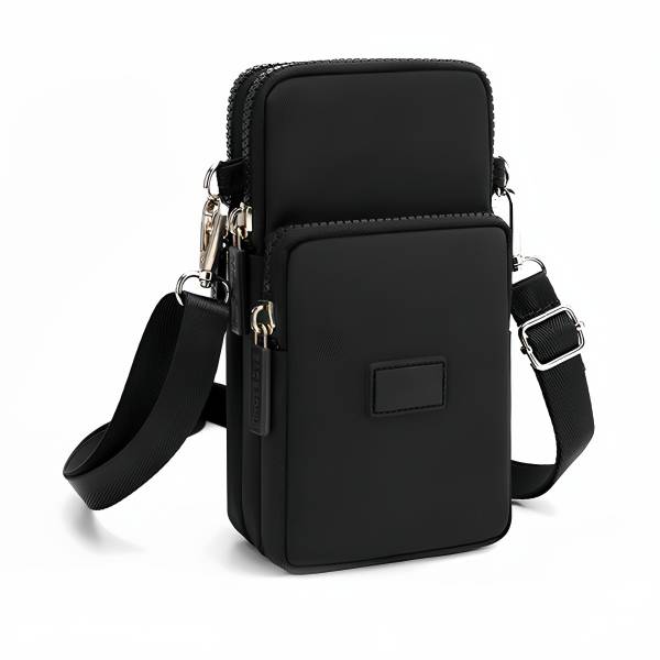 PATPAT Black Shoulder Bag Small Crossbody Phone Bag for Women Mini Wallet Bags