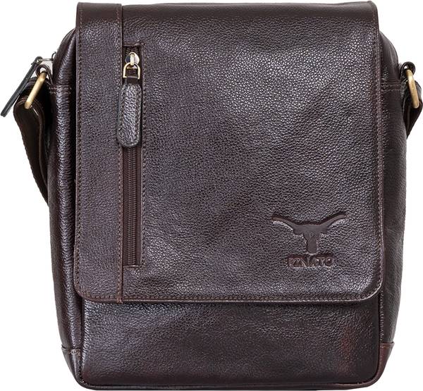 Pinato Brown Sling Bag PL-3144 Sling Bag Handmade from 100% Top Grain Leather