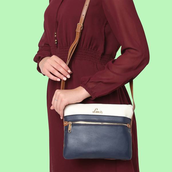 Lavie blue sling bag discount