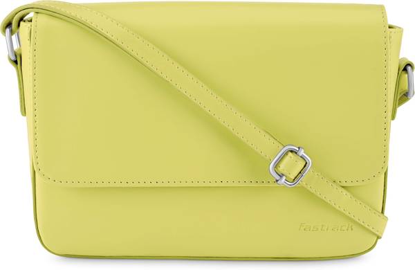 Fastrack Green Sling Bag Solid