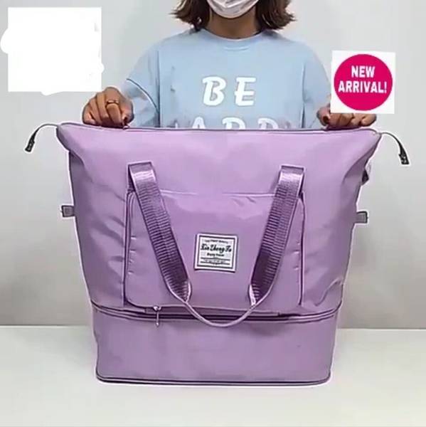 Elevea (Expandable) Folding Travel Bags Waterproof Travel Luggage Bags for Women Large Capacity Gym Duffel Bag