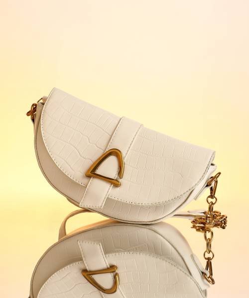 Haute Sauce White Shoulder Bag The Spear Shoulder Bag