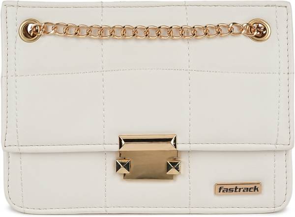 Fastrack White Sling Bag A2033PWH01