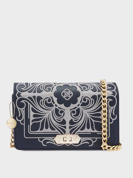 Caprese Black Sling Bag Reno Sling Small Black Bag for Women