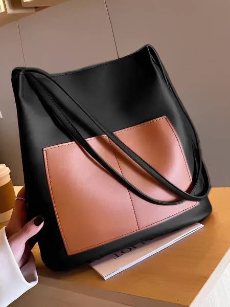 TORRETO FAB Black Tote Trendy Tote Bag for women | Stylish Spacious Handbag for office