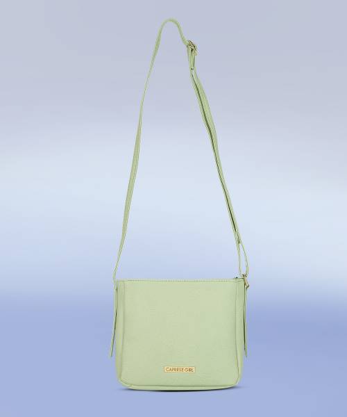 Caprese green sling bag store