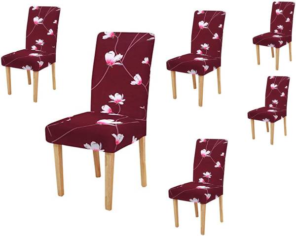 lukzer Polyester Floral Chair Cover