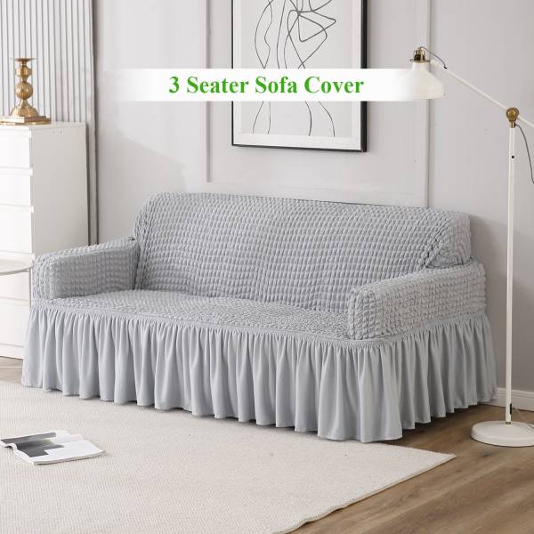 HOKiPO Polyester Plain Sofa Cover