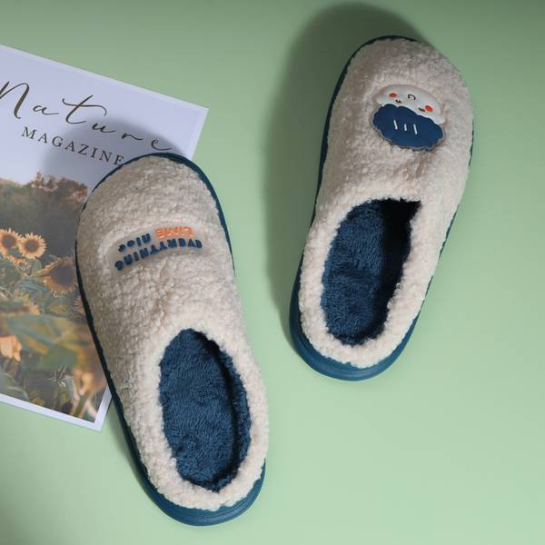 DRUNKEN Men Men Winter Sandals Home Footwear Man Sliders Flip