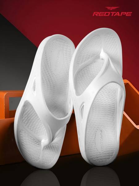 Red tape flip flop sales
