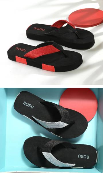 Footup Men Footup 2 Pair Comfortable|Ultra-Light|Stylish and Trendy|Flip Flops for Men Flip Flops