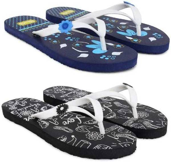 Phonolite Women printed Daily use Hawaii chappal,slipper,flip flop for women and girls Slippers