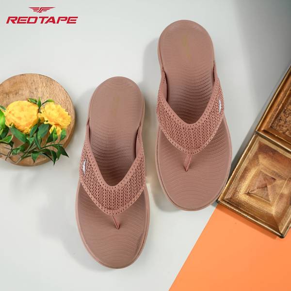 Red tape deals women's slippers