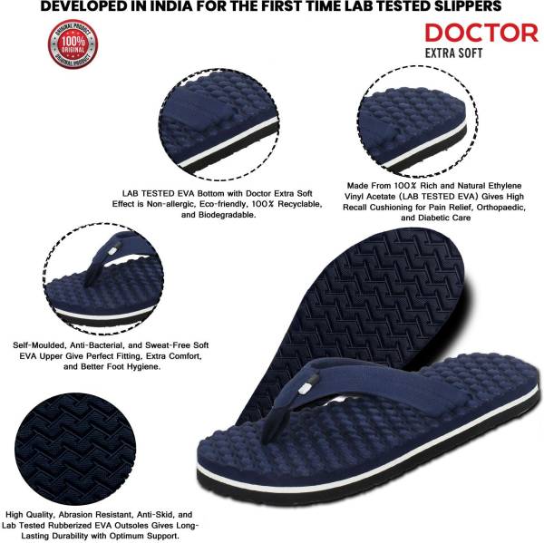 DOCTOR EXTRA SOFT Men Mens Dr Stylish Camo Ortho Slipper Orthopedic Diabetic Comfort Soft Doctor House Flip Flops