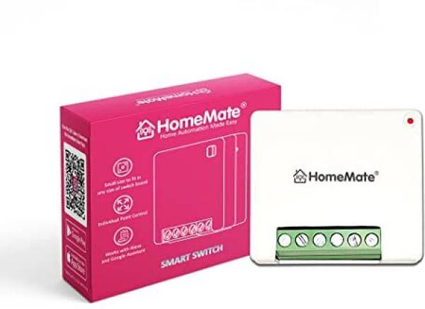 HomeMate WiFi 1 Node Smart Switch | No Hub Required | Retro Fit