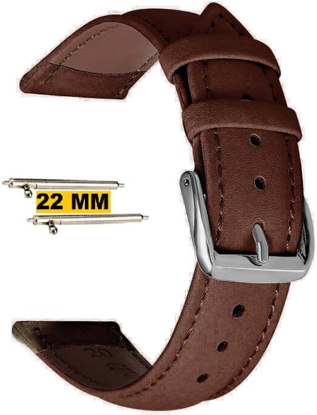 PUNAK 22MM Genuine Leather Smart Watch Straps for Icon 2 Evolve