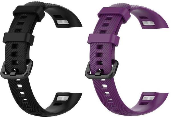 Epaal Silicone Strap for Honor Band 5 Honor Band 4 Black
