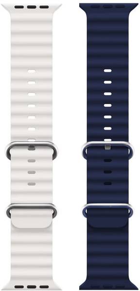 BLACK LOVIES Ocean Smart Watch Strap Belt for Ultra Watch 49 mm, Series 8 / 7 45 mm, Series 6 / 5 / 4 44 mm, Series 3 / 2 / 1 42 mm, T800 Ultra, Watch...