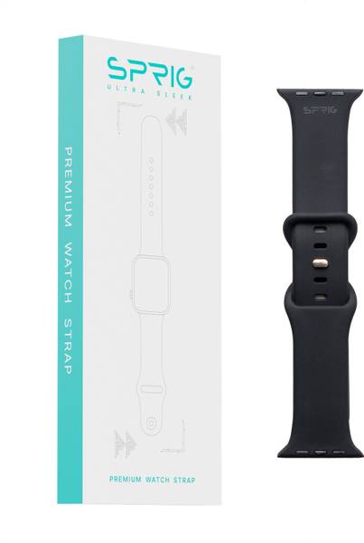 Sprig Butterfly Silicon Srtap for iWatch Series 8 (Large 41MM) Smart Watch Strap