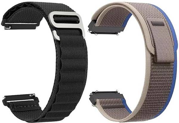 KHR 22MM Combo Smart Watch Strap Compatible for Noise ColorFit Pro 3/4/max,NoiseFit Endure,NAV, Evolve,Samsung Galaxy Watch 3 45mm, Huawei/GT 3/GT 2 4...