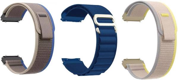 KHR 22MM Smart Watch Alpine Strap Belt For Noise ColorFit Pro 3 | Pro 3 Alpha | Pro 3 Assist | NAV | Nav+ | Excel | Icon Plus | Pulse Buzz | Grande | ...
