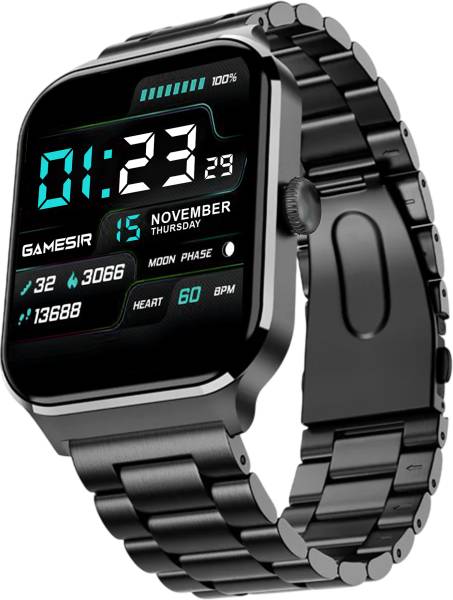 Melbon Lumina 2.01 AMOLED Display, Smart Health Monitoring, Fitness, 100+ Sports Mode Smartwatch