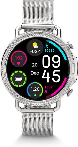 Vibez Ornate Smartwatch For Women with HD Display|Body Temprature |24x7 Heart Rate Smartwatch