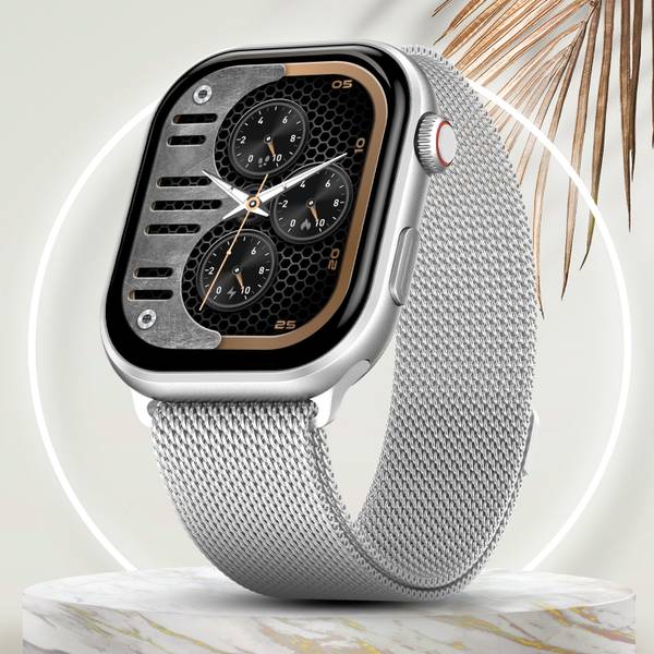 Fire-Boltt Brillia Pro 51.3mm (2.02) Largest AMOLED Display, Bluetooth Calling,Premium Look Smartwatch