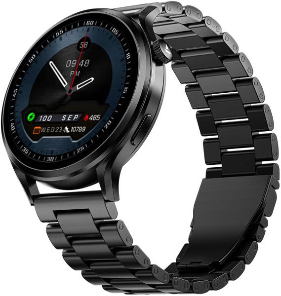 boAt Lunar Discovery Pro, 1.39'' HD Display, QR Tray, Emergency SOS, BT Calling Smartwatch