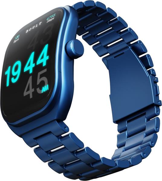 Boult Trail 2.01" 3D Curved HD Display, Working Crown, 190+ Watch Faces, Health Track Smartwatch