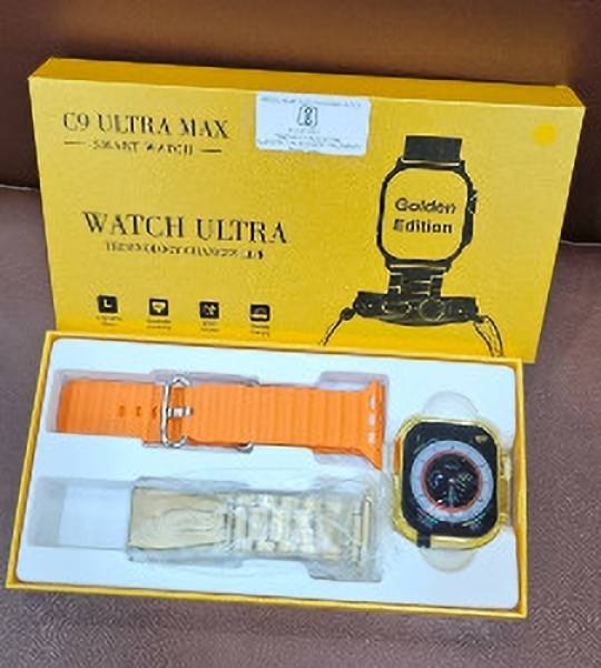 TECHMAZE C9 Max Golden Ultra Amoled Display Smartwatch Smartwatch