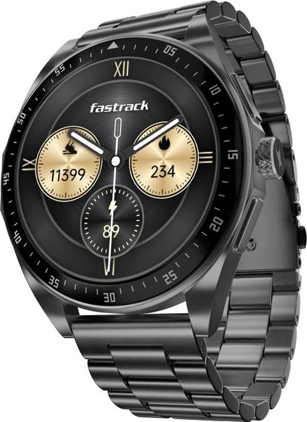 Fastrack Radiant FX1,36.3mm AMOLED Display,AOD,Working Crown,BT Calling,SOS Smartwatch