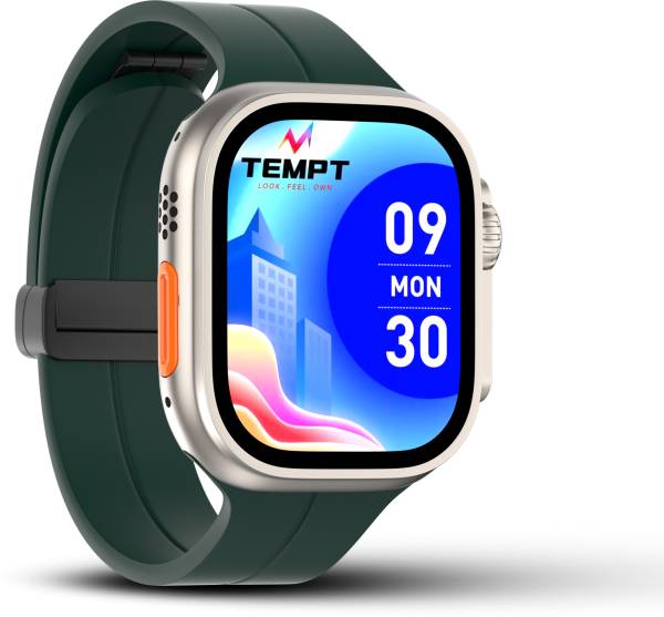 TEMPT Verge Pro X Bluetooth Calling Smart Watch, 2.04'' 600 Nits Always On Display Smartwatch