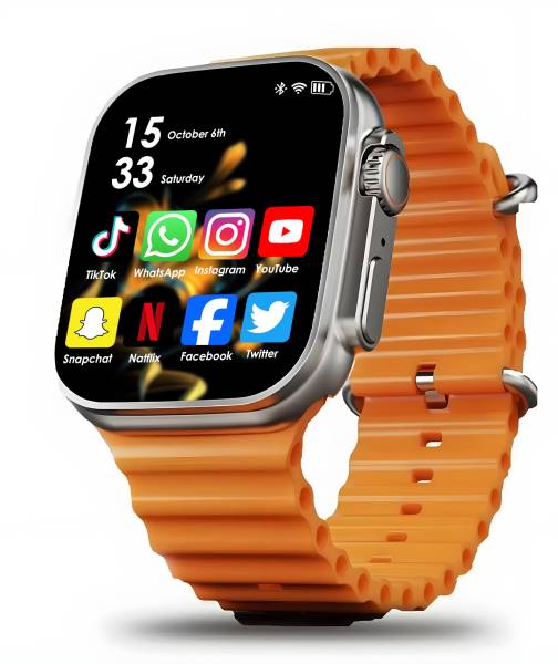 Melbon T800 Trending Bluetooth caliing,Game,Fitness, Health, Ai, NFC Touch screen 1.99" Smartwatch