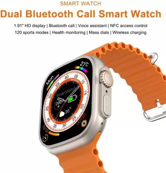 T8 smart online watch price