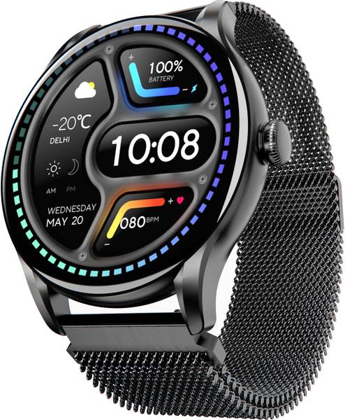 boAt Lunar Connect Ace with 1.43 " AMOLED Display, BT Calling, 100+ Sports Mode, IP68 Smartwatch