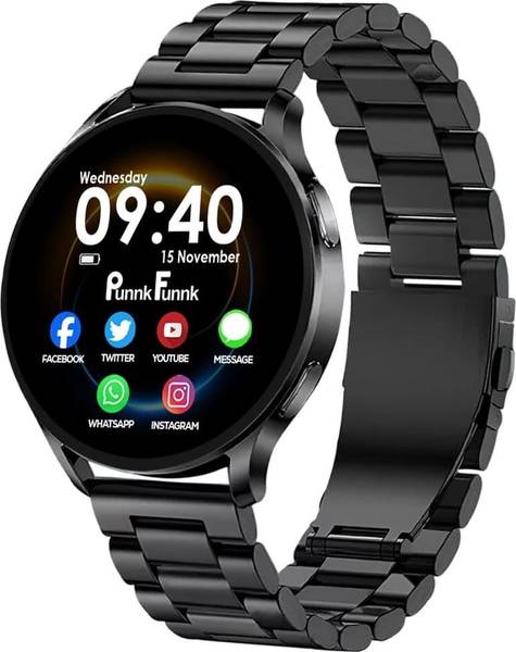 Yash Enterprises Active 2 AMOLED Display, Multi Watch Faces, Fitness, Music (Black) Smartwatch