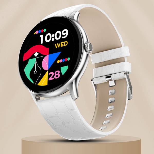 Fire-Boltt Ninja Talk 35.3mm (1.39) Round Bluetooth Calling Metal Body,120 Sports Modes Smartwatch