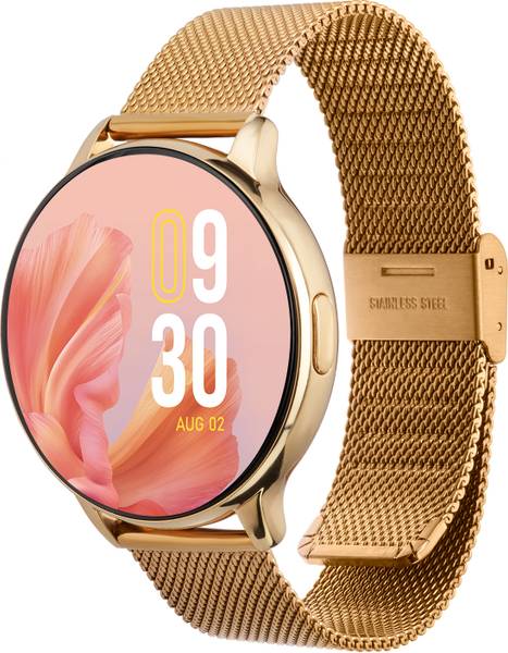Vibez by Lifelong Premium Luxury Smartwatch for Women with Metal Strap & HD Display Smartwatch
