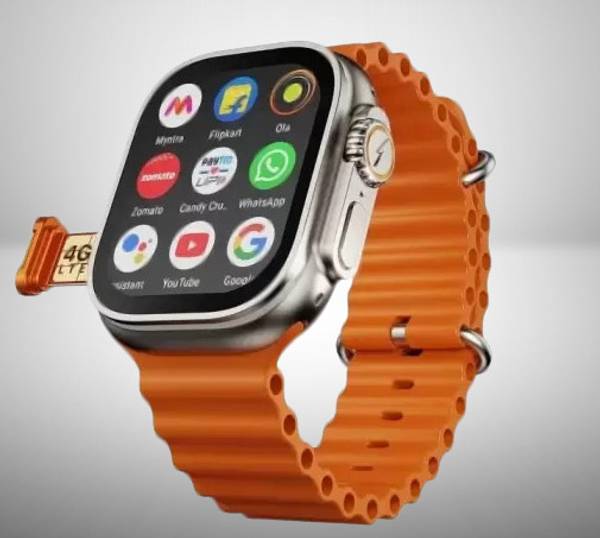 BEAT IT T800 Orange Ultra smart watch with WiFi GPS SIM card 5G S9 Smartwatch