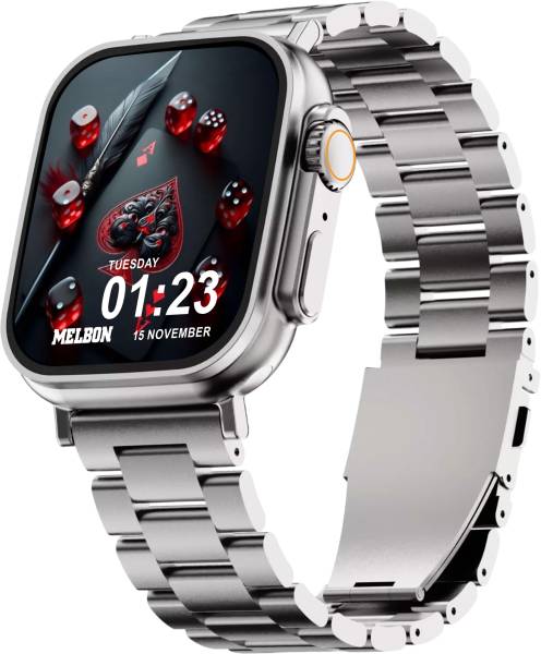 Melbon BT Calling Smartwatch 1.99" TFT Display | Premium Look | 150+ Cloud Watch Faces Smartwatch