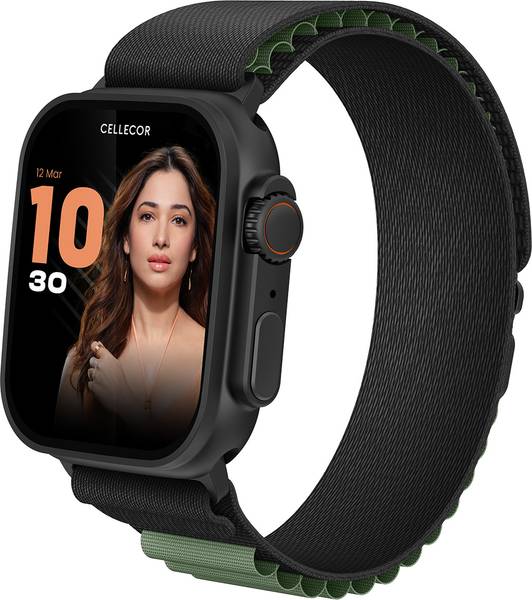 Cellecor RUSH 1.91" HD Display | 600 NITS | BT-Calling | AI Voice | IP67 WaterResistant Smartwatch