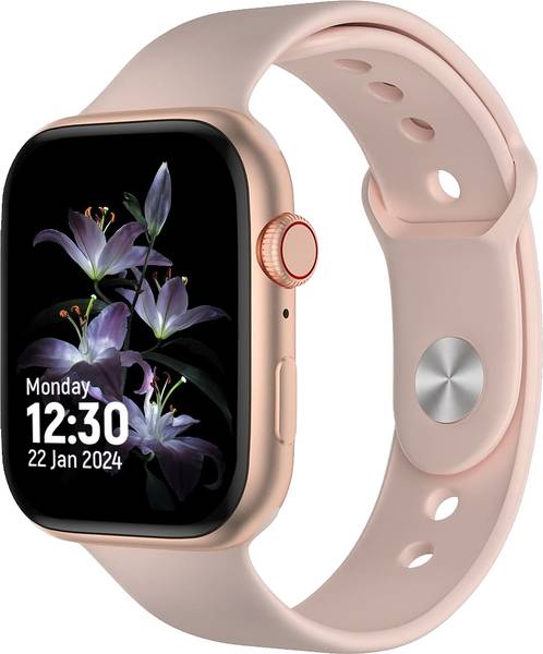 WTG i8 Pink 1.54" HD Display Bluetooth Calling, Notifications, Valentine Gift Smartwatch