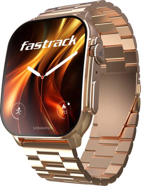 Fastrack Revoltt FS2 Pro,49.7mm AMOLED Display,AOD,Metal Design,Working Crown,BT Calling Smartwatch
