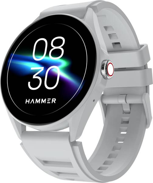 Hammer Cyclone 1.39" Round Dial Rotating Crown Multi Sports Modes, BT Calling Smartwatch