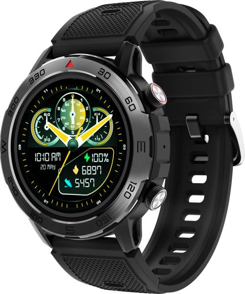 beatXP Duke 1.43'' Rugged Super AMOLED Display BT Calling, 100+ Sports Modes & IP67 Smartwatch