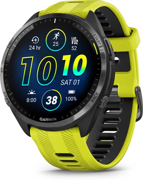 GARMIN Forerunner 965 GPS Smartwatch,Amoled,Battery upto 23 Days,ClimbPro Smartwatch