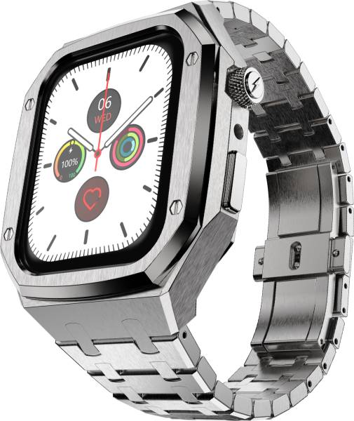 Fire-Boltt Elemento Stainless Steel, 1.95" Display, BT Calling Detachable Case Smartwatch