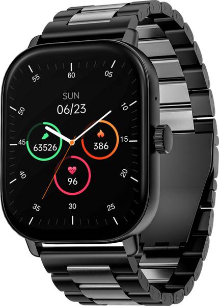 boAt Wave Spectra 2.04" AMOLED Display,BT Calling,Functional Crown & Animated W-Faces Smartwatch