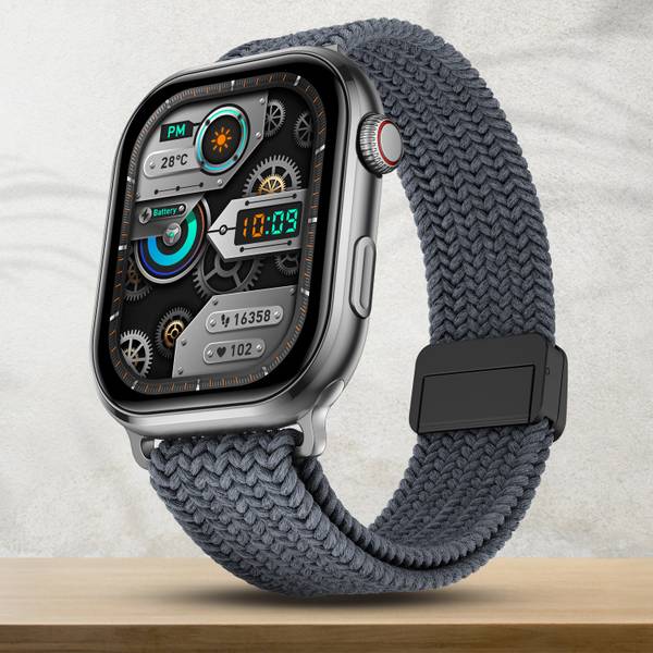 Fire-Boltt Brillia Pro 51.3mm (2.02) Largest AMOLED Display, Bluetooth Calling,Premium Look Smartwatch